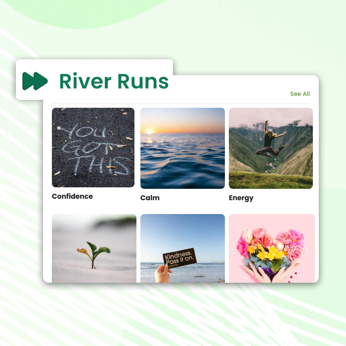 River Runs learning categories
